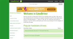 Desktop Screenshot of limedriver.com