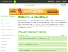 Tablet Screenshot of limedriver.com
